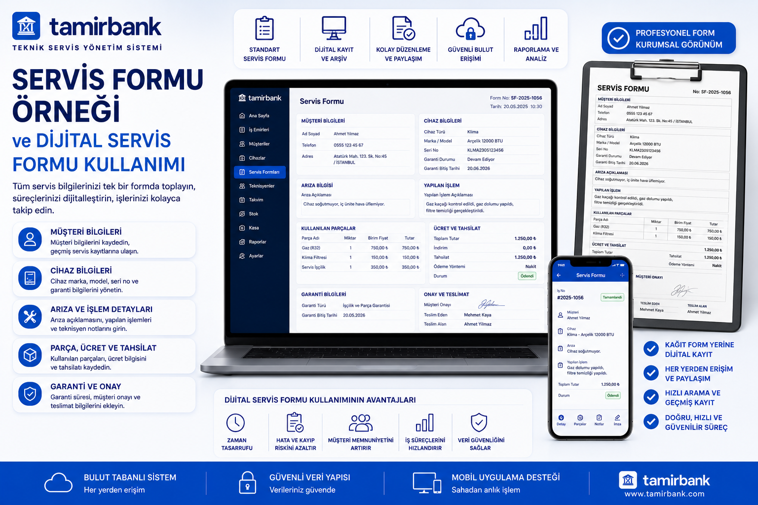 Servis Formu Örneği ve Dijital Servis Formu Kullanımı
