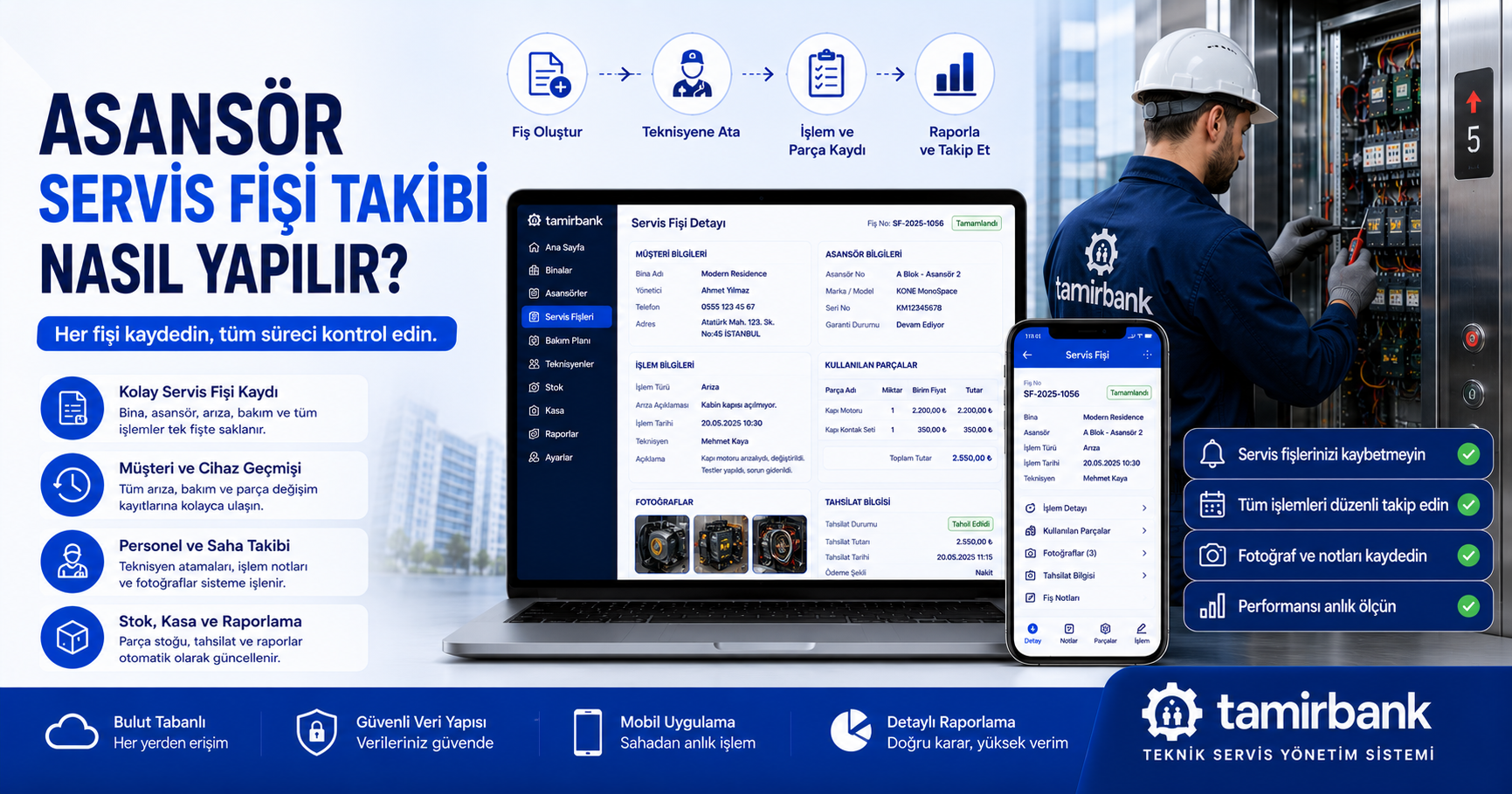Asansör Servis Fişi Takibi Nasıl Yapılır?