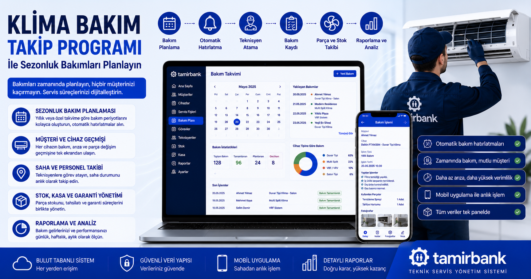 Klima Bakım Takip Programı ile Sezonluk Bakımları Planlayın