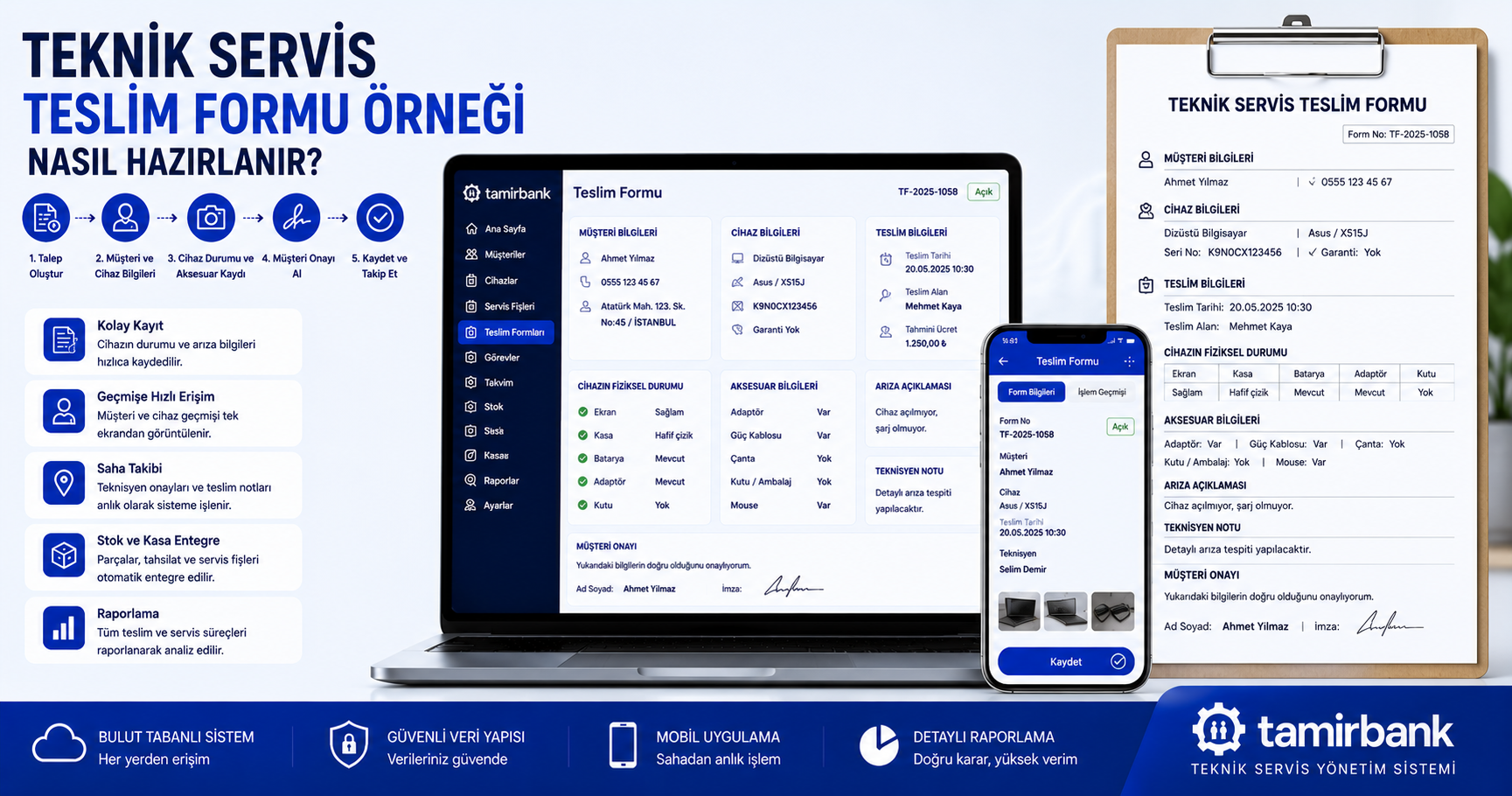 Teknik Servis Teslim Formu Örneği Nasıl Hazırlanır?