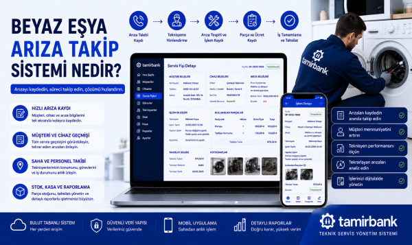 Beyaz Eşya Arıza Takip Sistemi Nedir?