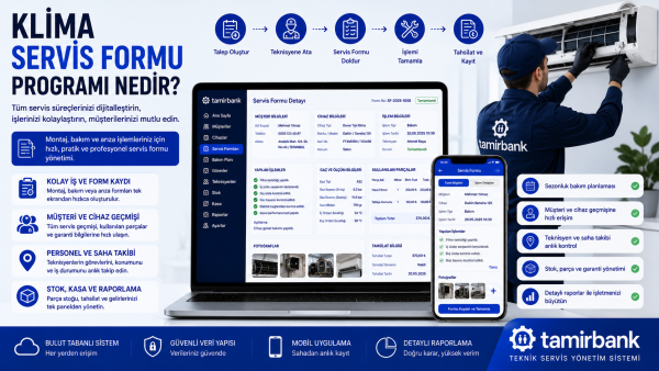 Klima Servis Formu Programı Nedir?