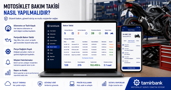 Motosiklet Bakım Takibi Nasıl Yapılmalıdır? Servisler İçin Pratik Rehber